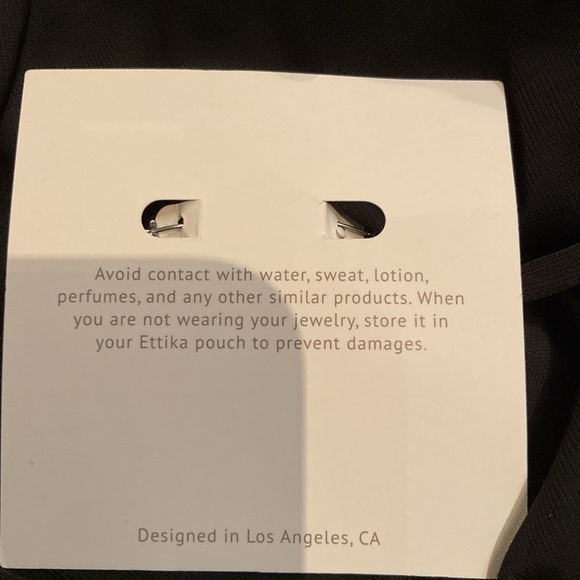 ettika Polished Pebble Huggie Hoop Earrings - Picture 4 of 4